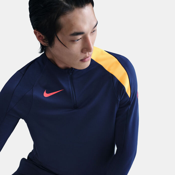 Nike Men's Strike Total 90 1/4-Zip Football Top Blue image number 5