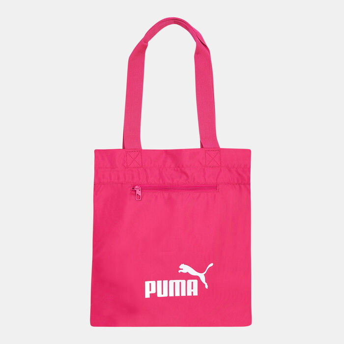 PUMA Men's Phase Packable Shopper Bag Grey PUMA Men's Phase Packable Shopper Bag Grey image number 0