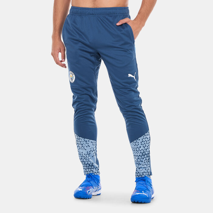 PUMA Men's Manchester City F.C. Training Pants Blue PUMA Men's Manchester City F.C. Training Pants Blue image number 1
