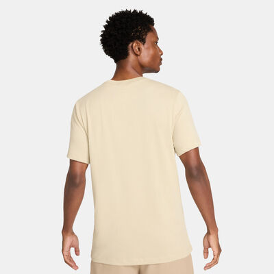 Nike Men's Dri-FIT Training T-Shirt Beige