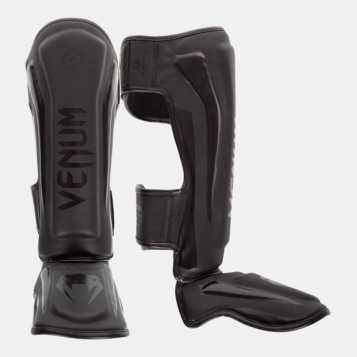 Venum Elite Standup Shin Guards Black Venum Elite Standup Shin Guards Black image number 0
