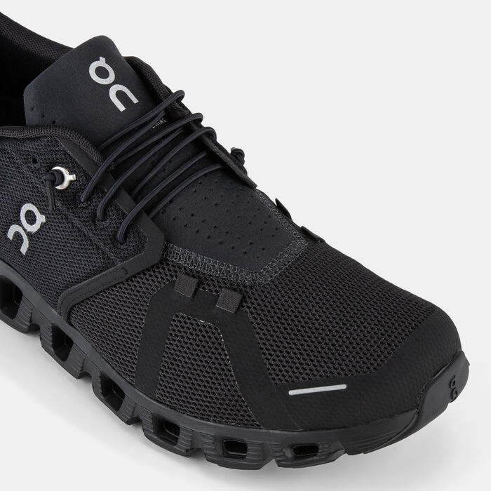 On Men's Cloud 5 Running Shoes Black On Men's Cloud 5 Running Shoes Black image number 4