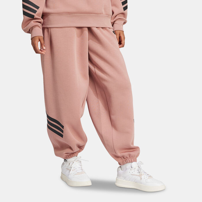 adidas Women's Future Icons 3-Stripes Parachute Pants Brown adidas Women's Future Icons 3-Stripes Parachute Pants Brown image number 2
