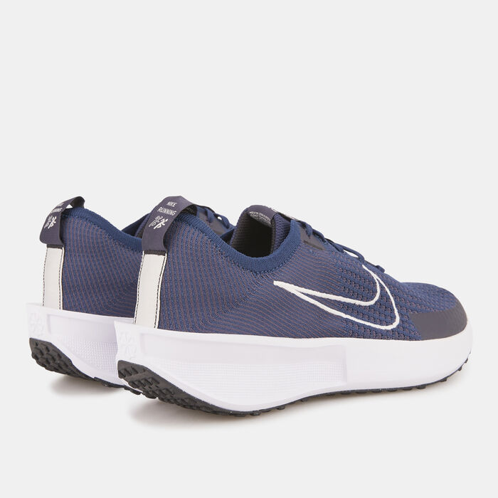 Nike Men's Interact Run Road Running Shoes Blue Nike Men's Interact Run Road Running Shoes Blue image number 2