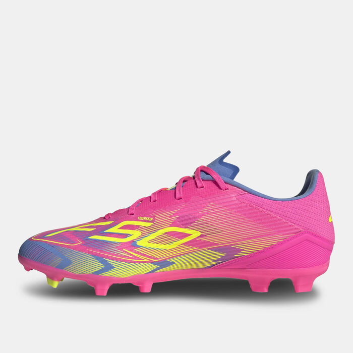 adidas F50 League Firm/Multi-Ground Football Shoes Pink adidas F50 League Firm/Multi-Ground Football Shoes Pink image number 2