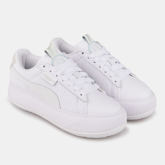 PUMA Women's Suede Mayu Shoe White image number 1