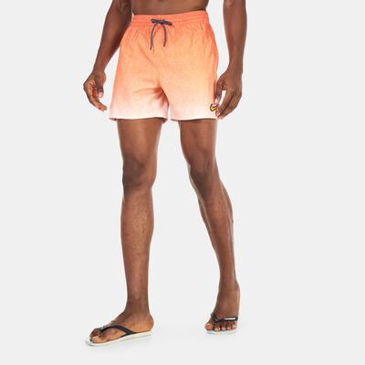 Nike Swim Men’s Swim Just Do It Fade 5-Inch Volley Shorts Orange
