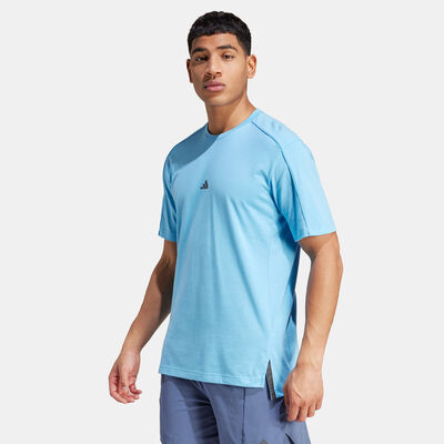 adidas Men's Yoga T-Shirt Blue