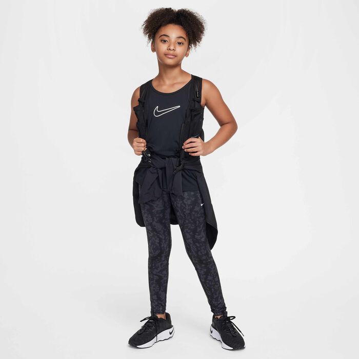 Nike Kids' One Classic Dri-FIT Tank Top Black Nike Kids' One Classic Dri-FIT Tank Top Black image number 3