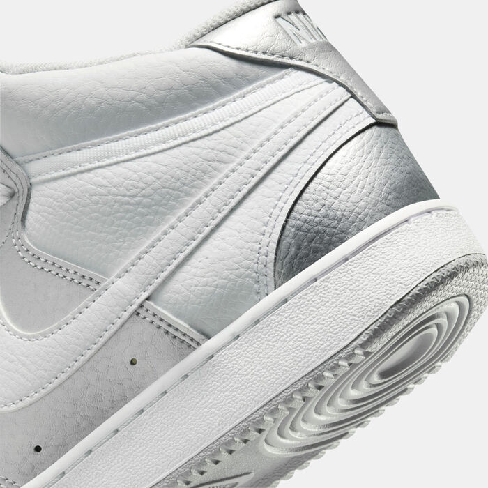 Nike Women's Court Vision Mid Shoes White Nike Women's Court Vision Mid Shoes White image number 5