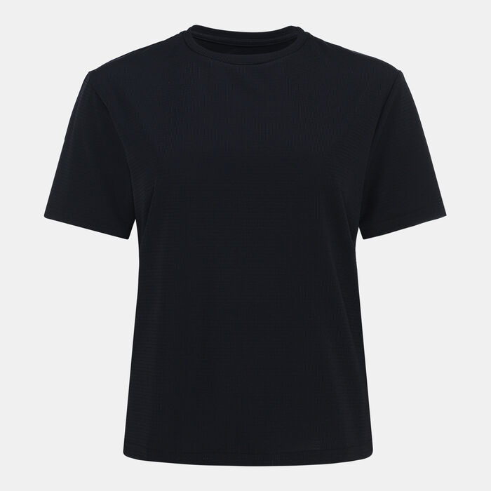 Sun and Sand Sports Women's Waffle T-Shirt Black Sun and Sand Sports Women's Waffle T-Shirt Black image number 0
