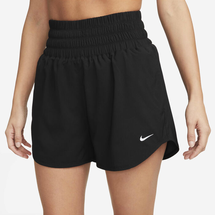 Nike Women's Dri-FIT One Ultra High-Waisted Shorts Black Nike Women's Dri-FIT One Ultra High-Waisted Shorts Black image number 1
