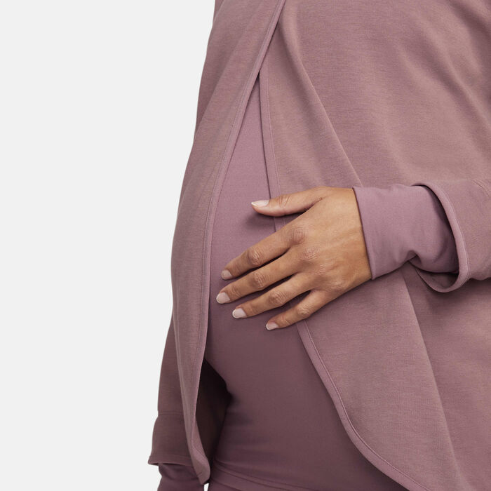 Nike Women's Reversible Maternity Pullover Black Nike Women's Reversible Maternity Pullover Black image number 6