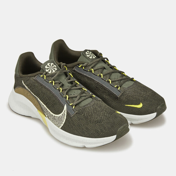 Nike Men's SuperRep Go 3 Next Nature Flyknit Training Shoes Green Nike Men's SuperRep Go 3 Next Nature Flyknit Training Shoes Green image number 2