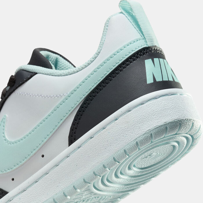 Nike Kids' Court Borough Low Recraft Shoes White Nike Kids' Court Borough Low Recraft Shoes White image number 5