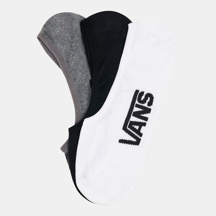 Vans Men's Classic No-Show Socks (3 Pack) Black Vans Men's Classic No-Show Socks (3 Pack) Black image number 0