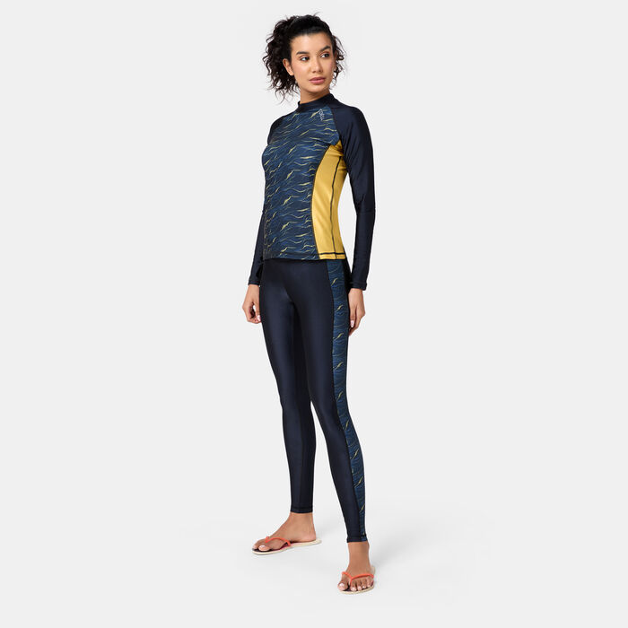 COEGA Women's Swimming Leggings Black COEGA Women's Swimming Leggings Black image number 2
