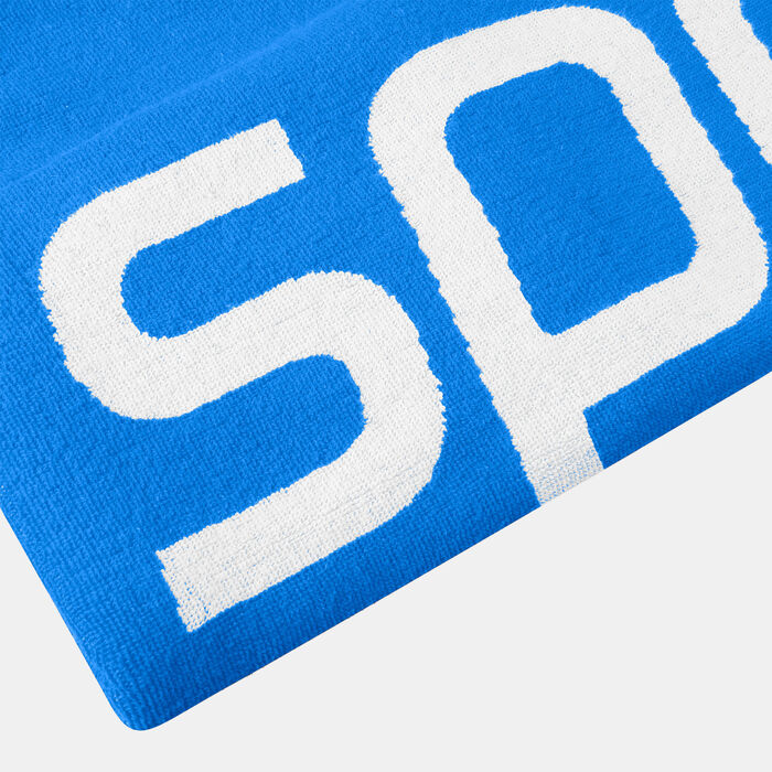 Speedo Logo Beach Towel Blue Speedo Logo Beach Towel Blue image number 3