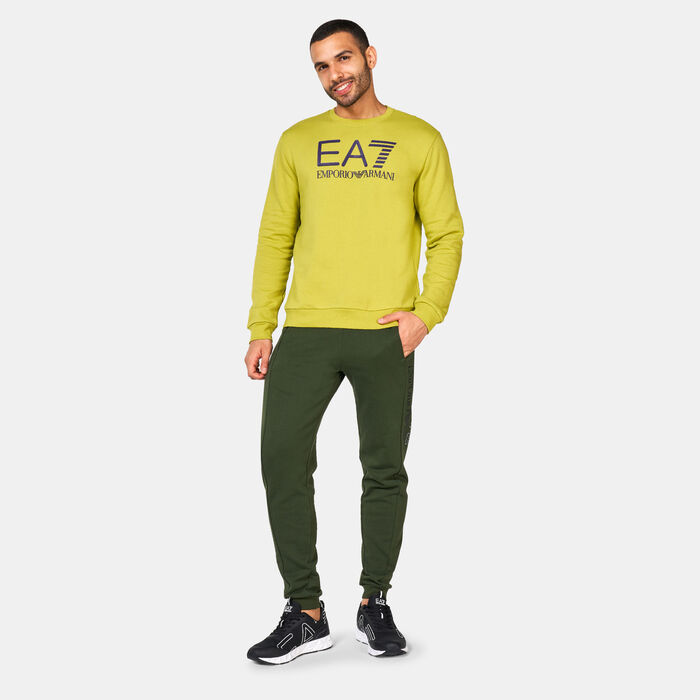 EA7 Emporio Armani Men's Logo Pack Sweatshirt Green EA7 Emporio Armani Men's Logo Pack Sweatshirt Green image number 2