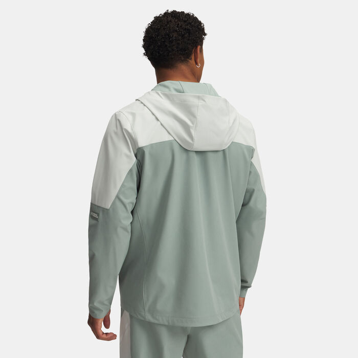 Under Armour Men's UA Vanish Woven Utility Jacket Green Under Armour Men's UA Vanish Woven Utility Jacket Green image number 1