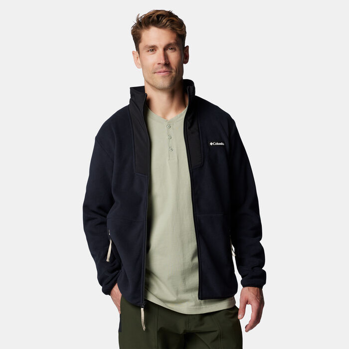 Columbia Men's Sequoia Grove Fleece Full-Zip Jacket Black Columbia Men's Sequoia Grove Fleece Full-Zip Jacket Black image number 1