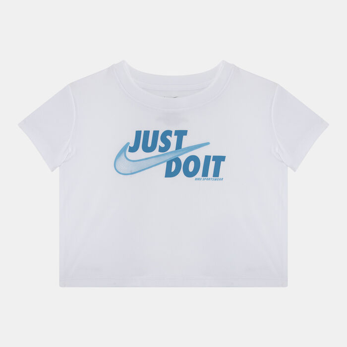 Nike Kids' Swoosh Motion Wavy Shorts Blue Nike Kids' Swoosh Motion Wavy Shorts Blue image number 1