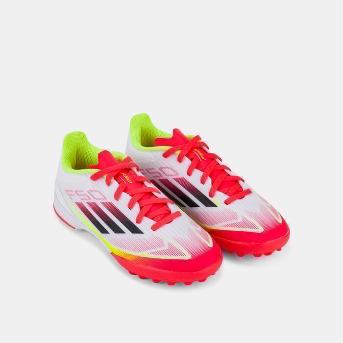 adidas Kids' F50 League Turf Ground Football Shoes Black adidas Kids' F50 League Turf Ground Football Shoes Black image number 1
