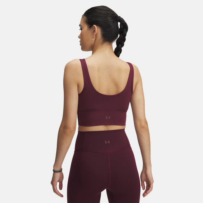 Under Armour Women's Meridian Crop Tank Top Red image number 1