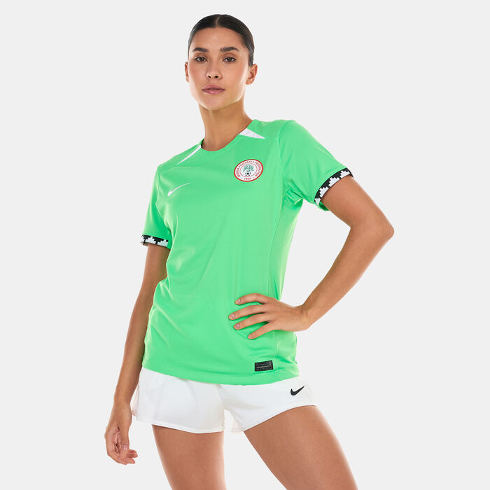 Nike Women's Nigeria 2023 Stadium Home Dri-FIT Football Shirt Green Nike Women's Nigeria 2023 Stadium Home Dri-FIT Football Shirt Green image number 0