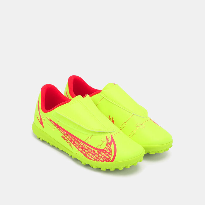 Nike Kids’ Mercurial Vapor 14 Club Turf Ground Football Shoe yellow Nike Kids’ Mercurial Vapor 14 Club Turf Ground Football Shoe yellow image number 1