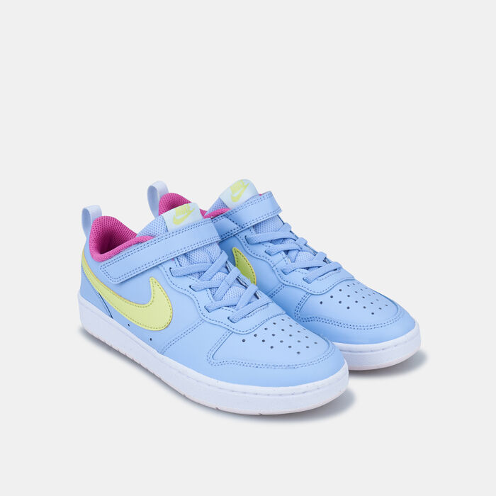 Nike Kids' Court Borough Low 2 Shoe (Younger Kids) Blue Nike Kids' Court Borough Low 2 Shoe (Younger Kids) Blue image number 1