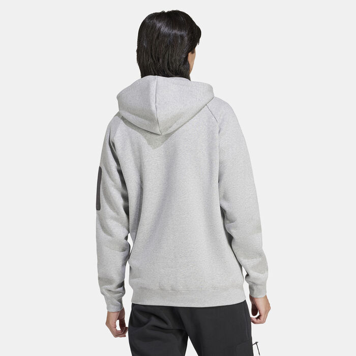 adidas Originals Men's Logo Hoodie Grey adidas Originals Men's Logo Hoodie Grey image number 1