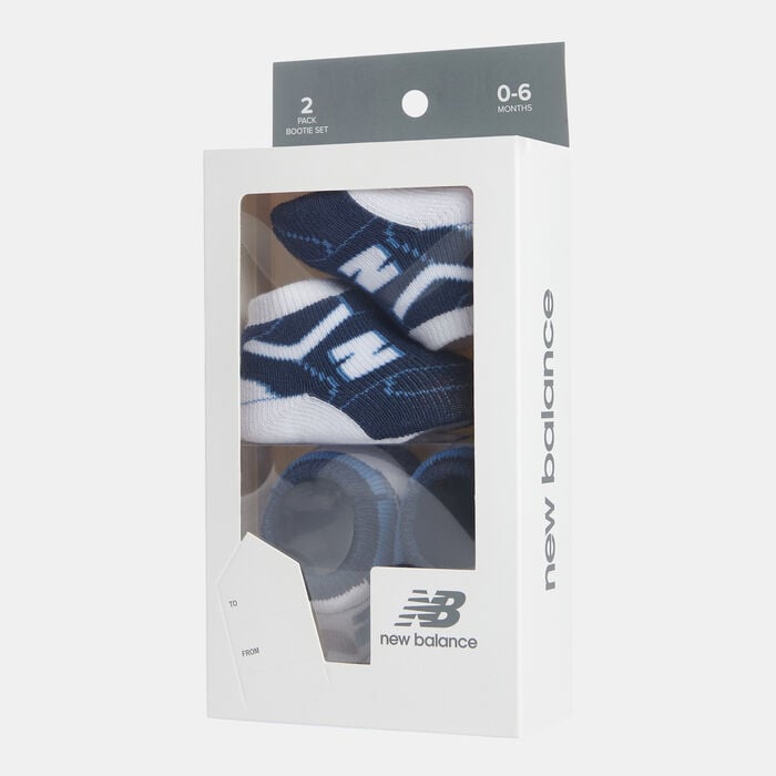 New Balance Kids' Classic Booties (2 Pairs) Blue New Balance Kids' Classic Booties (2 Pairs) Blue image number 3