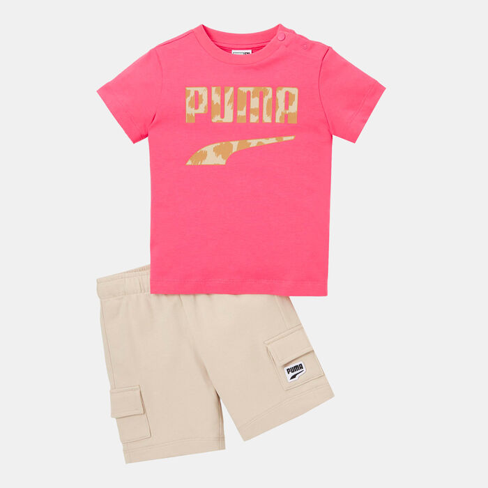 PUMA Kids' Minicats Downtown Set Pink image number 0