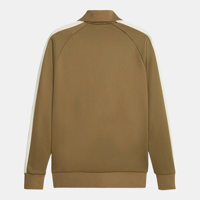 PUMA Men's T7 ICONIC Track Jacket Brown image number 1