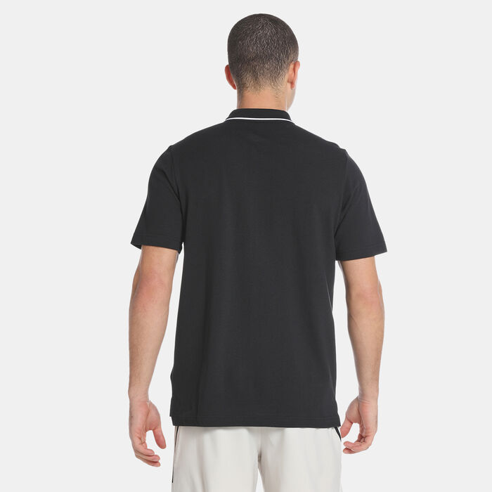 adidas Men's AEROREADY Essentials Piqué Small Logo Polo Shirt Black adidas Men's AEROREADY Essentials Piqué Small Logo Polo Shirt Black image number 1