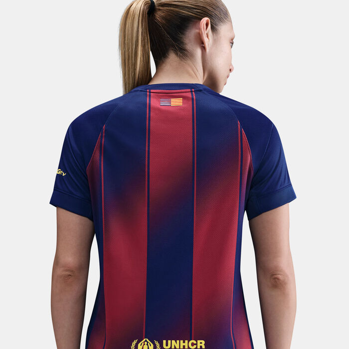 Nike Women's FC Barcelona 2025/26 Home Replica Football Jersey Blue Nike Women's FC Barcelona 2025/26 Home Replica Football Jersey Blue image number 4