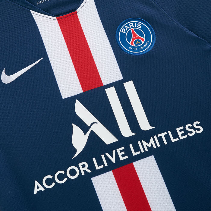 Kids' Paris Saint Germain Breathe Stadium Home T-Shirt (Older Kids) Kids' Paris Saint Germain Breathe Stadium Home T-Shirt (Older Kids) image number 2