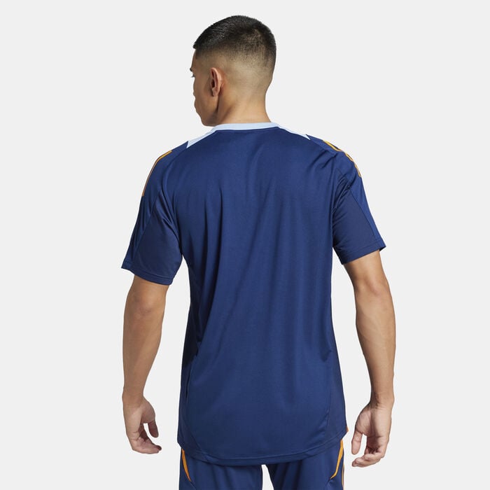adidas Men's Real Madrid Tiro 24 Competition Football Training Top Blue adidas Men's Real Madrid Tiro 24 Competition Football Training Top Blue image number 1