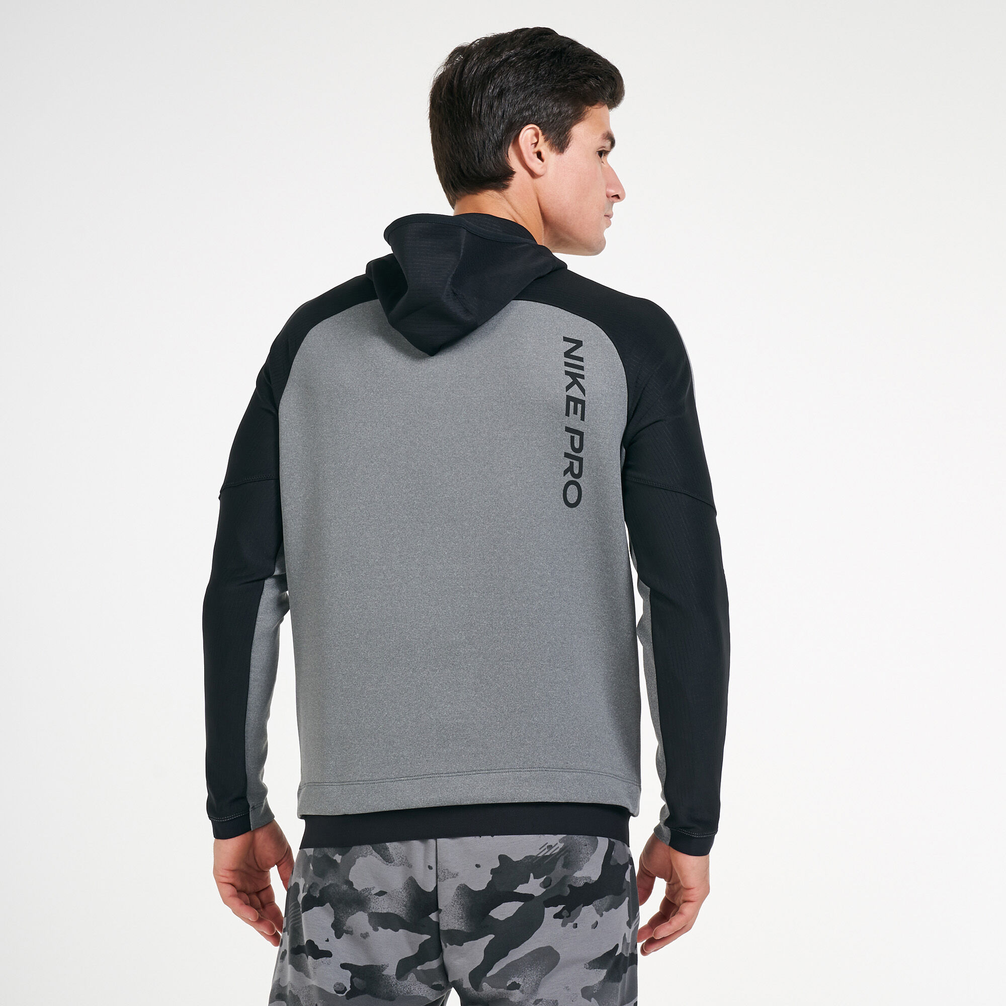 Nike pro pullover hoodie clearance