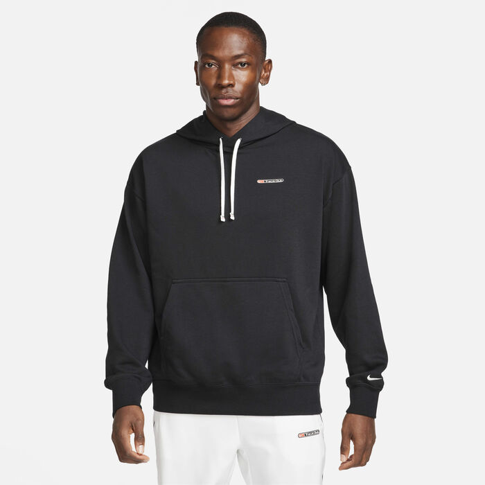 Nike Men's Track Club Dri-FIT Fleece Running Sweatshirt Black Nike Men's Track Club Dri-FIT Fleece Running Sweatshirt Black image number 0