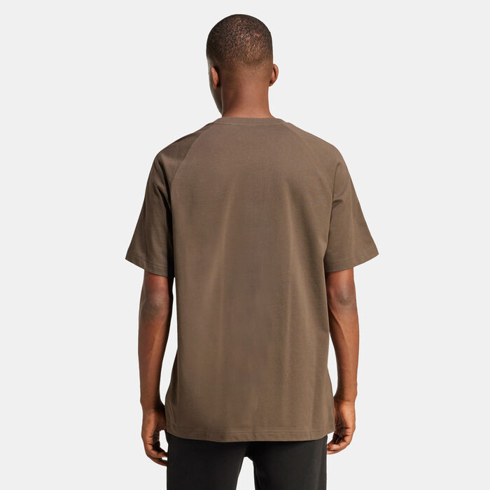 adidas Originals Men's Premium Essentials T-Shirt Brown adidas Originals Men's Premium Essentials T-Shirt Brown image number 1