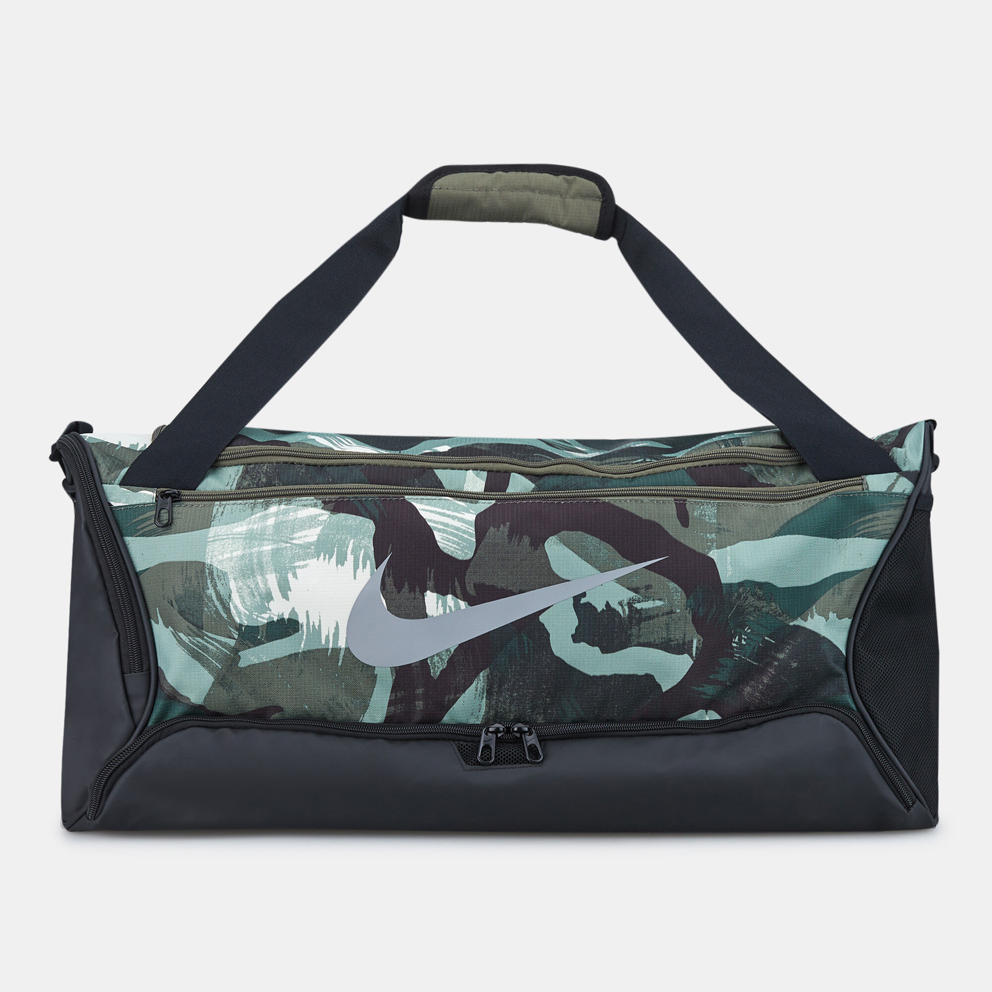 Nike brasilia medium printed training duffle bag top
