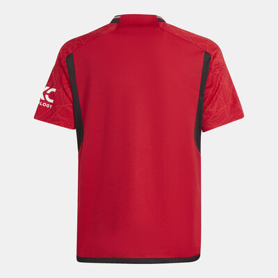adidas Kids' Manchester United Home Jersey - 2023/24 Red