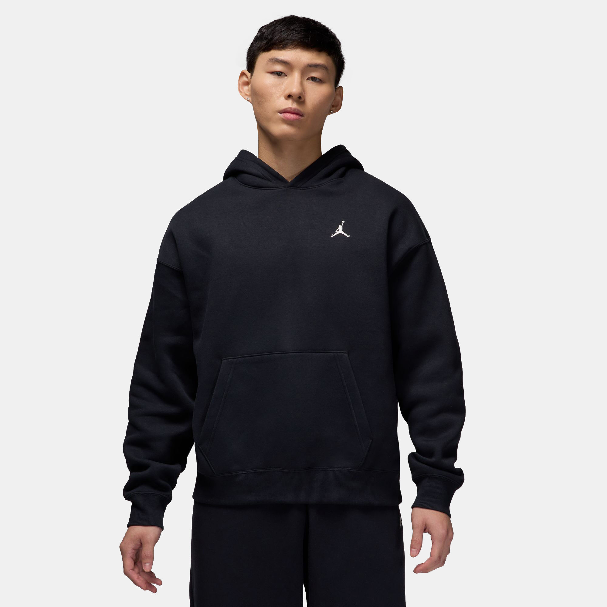 Shop Jordan Men's Brooklyn Fleece Hoodie Black Online in KSA