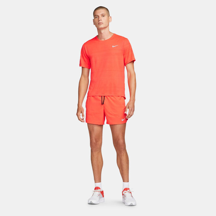 Nike Men's Stride Dri-FIT Running Shorts Red Nike Men's Stride Dri-FIT Running Shorts Red image number 2