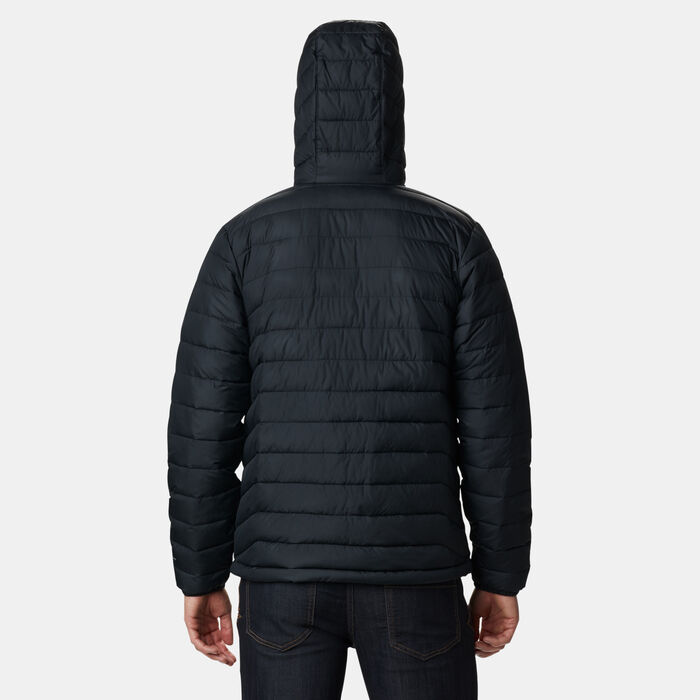 Columbia Men's Powder Lite™ Hooded Jacket Green Columbia Men's Powder Lite™ Hooded Jacket Green image number 1