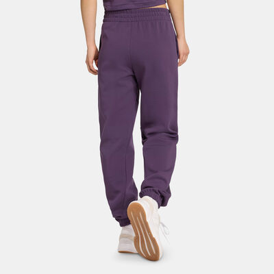 adidas Women's Future Icons Small Logo Pants Purple adidas Women's Future Icons Small Logo Pants Purple