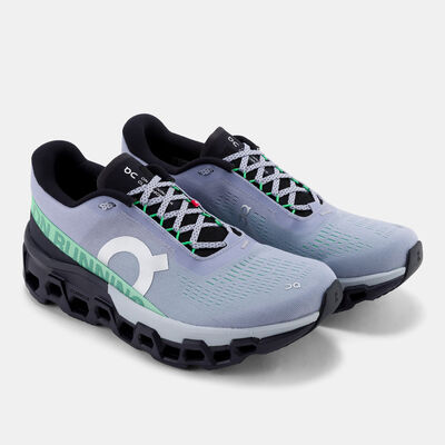 On Women's Cloudmonster 2 Running Shoes Blue On Women's Cloudmonster 2 Running Shoes Blue