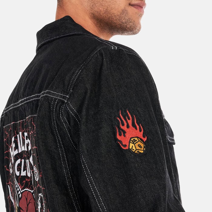 Vans Men's x Stranger Things HFC Jean Jacket Black Vans Men's x Stranger Things HFC Jean Jacket Black image number 3